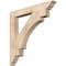 Ekena Millwork Merced Traditional Smooth Bracket, Douglas Fir, 3 1/2"W x 30"D x 30"H BKT04X30X30MRC01SDF - alternate 1